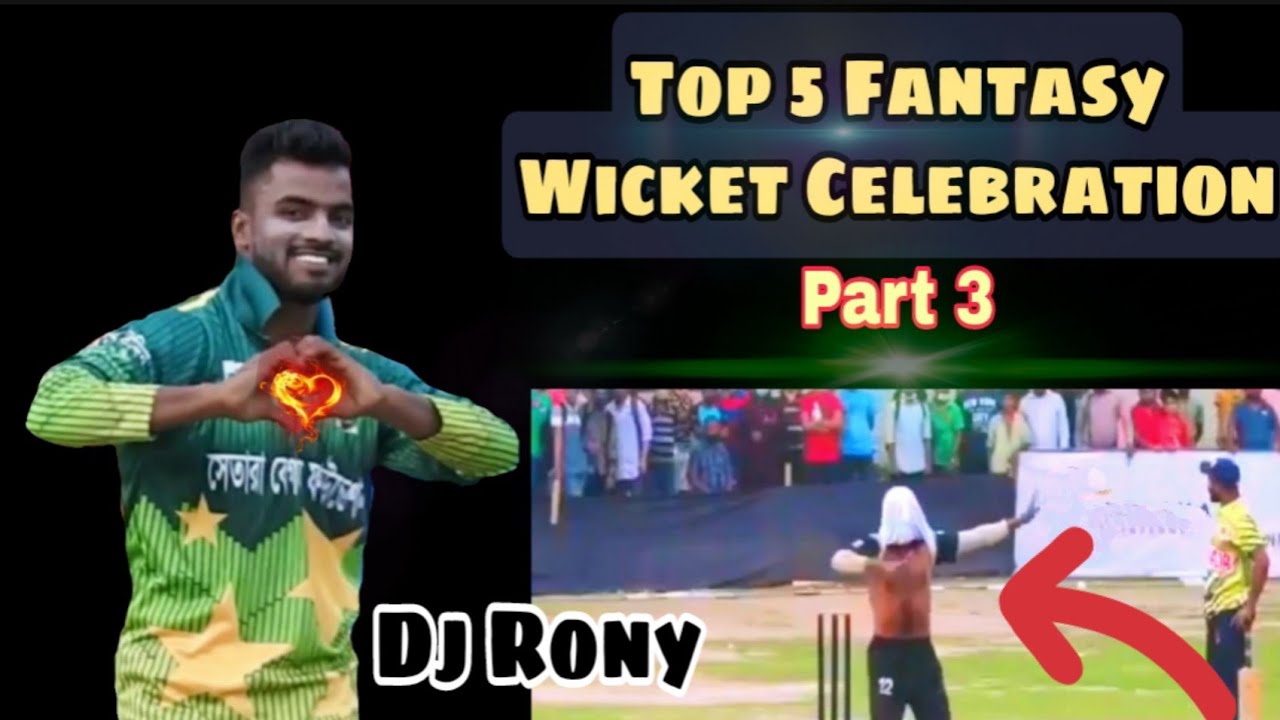 Top 5 Fantasy Wicket Celebration | Dj Rony | Part 3 | Legacy Cricket