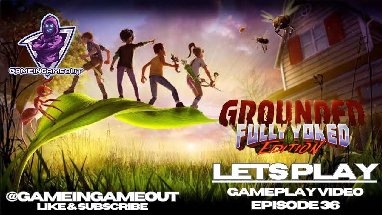 Lets play Grounded: Fully Yoked - Part 36 - Pupa, Coal & Mushroom Farming