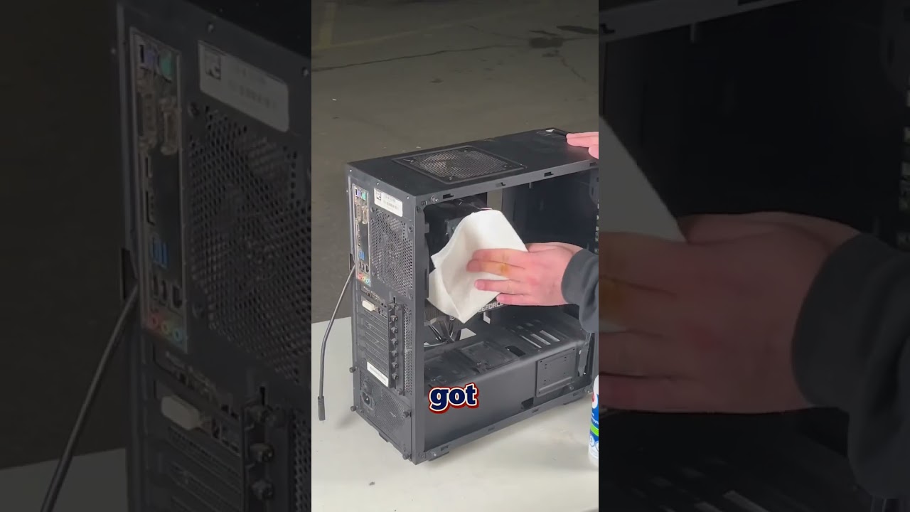 ЧИСТКА ПЫЛЬНОГО ПК! 🧽 #pc #pcrepair #gamingpc #pcgaming #cleaning #egirl #gamerguy