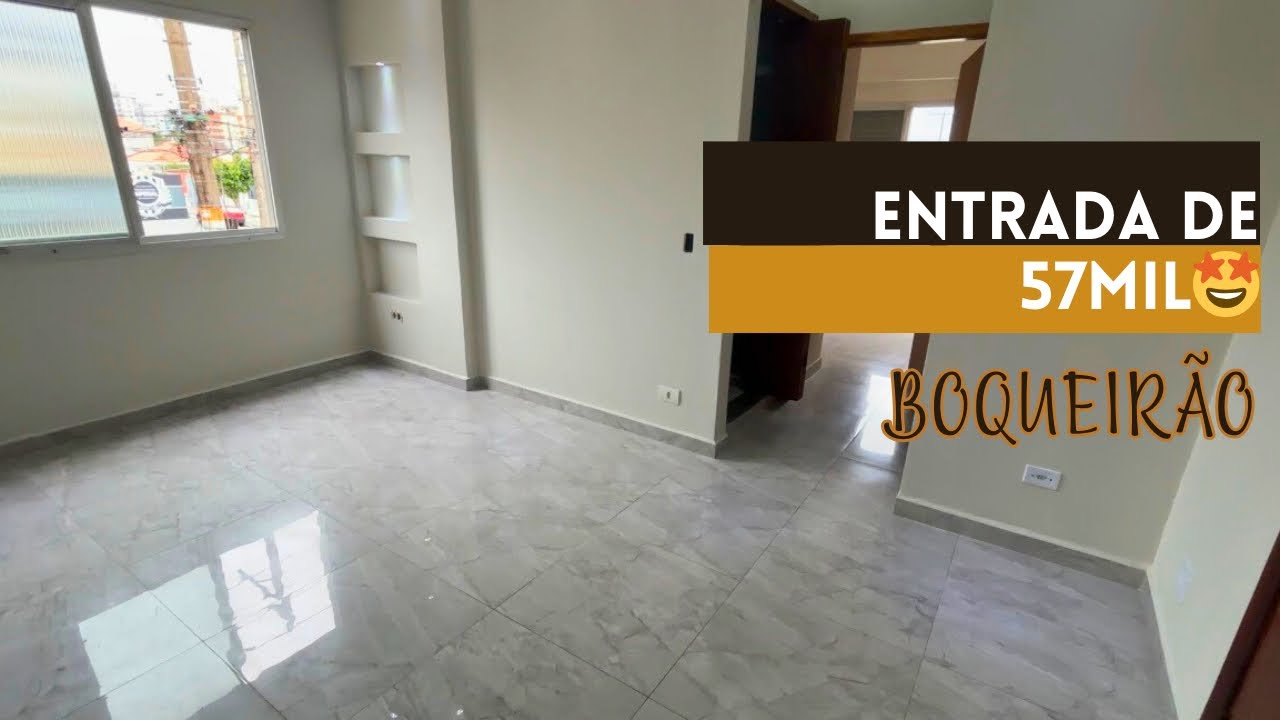 Apartamento 2 dormitórios no Boqueirão em Praia Grande por R$ 285 mil
