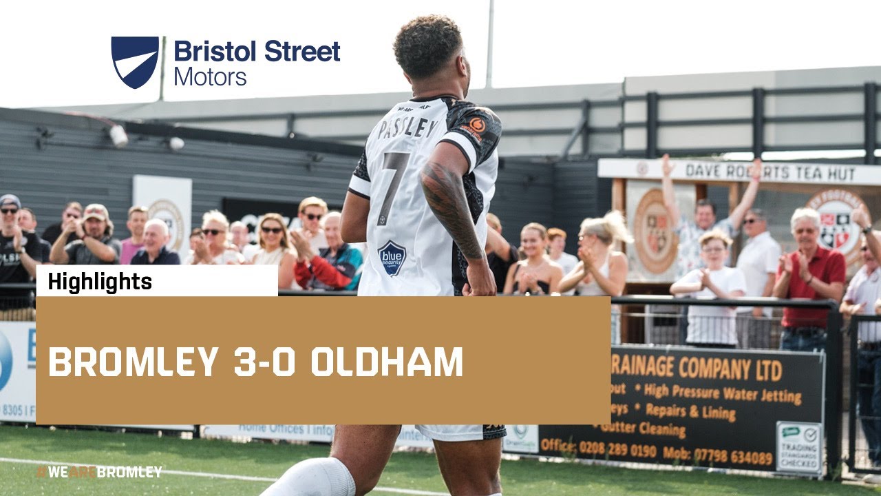 Highlights: Bromley 3-0 Oldham Athletic