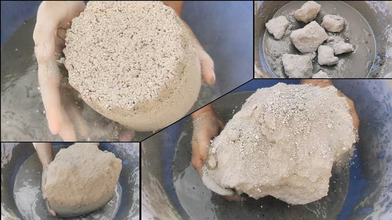 Asmr | Crunchy dusty sand cemwnt water crumbling satisfying asmr | SAASMR |