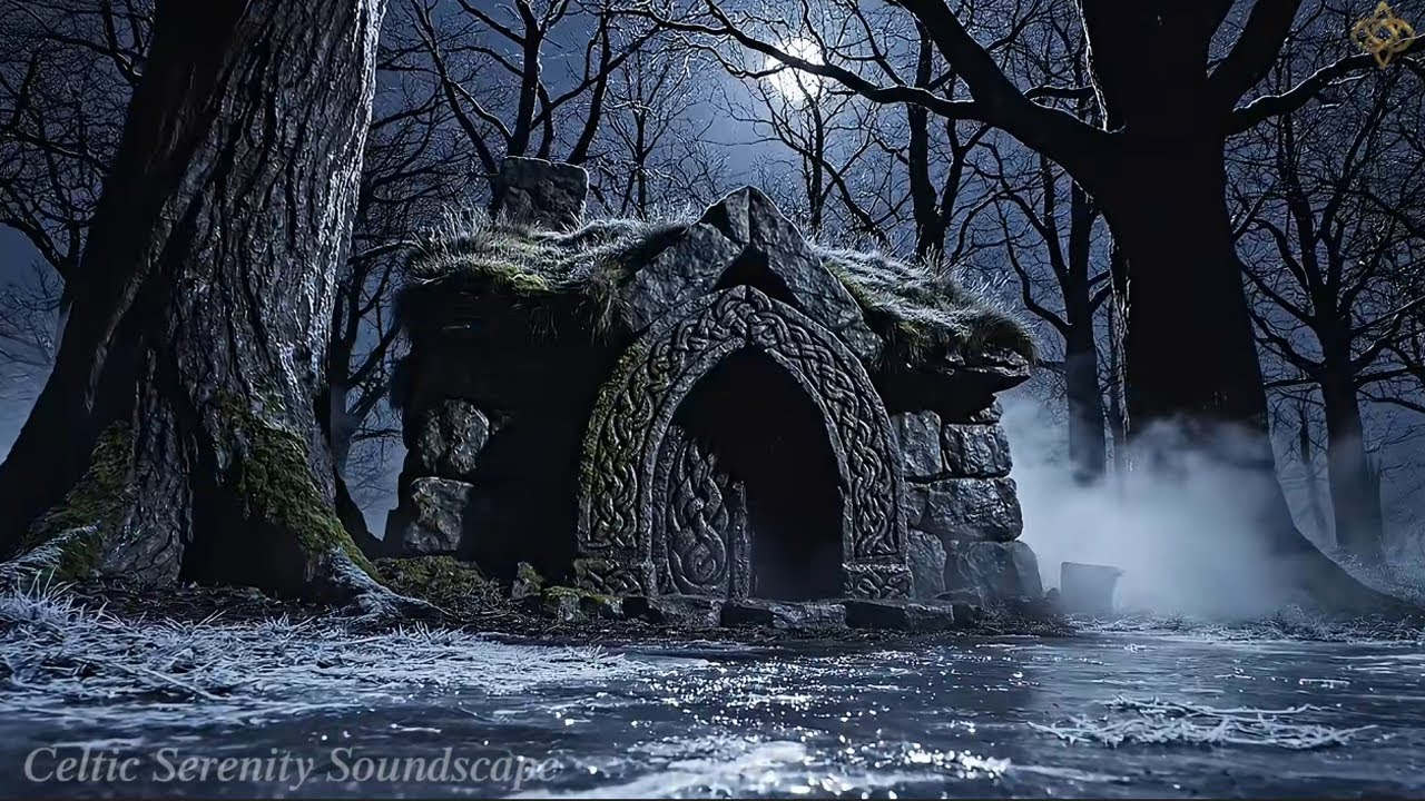 Mystic Celtic Winter Cottages — Medieval Celtic Winter Ambience for Sleep, Relax & Study