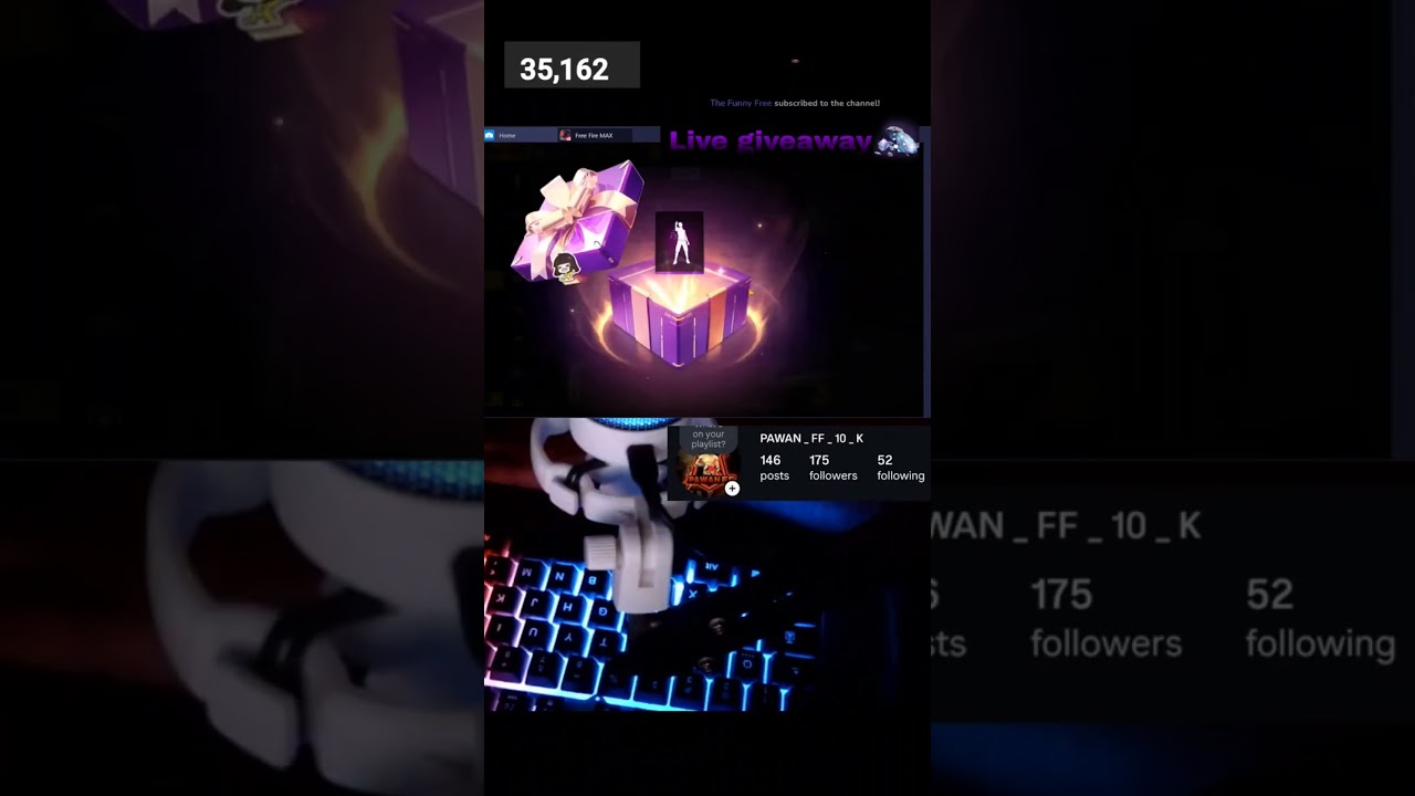 FreeFire Live Giveaway Subscriber Id Giveaway guys #freefire #freefiregiveaway #freefirefreefire #ff