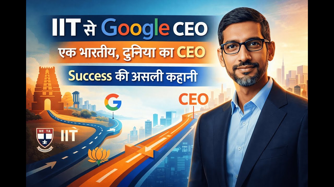 Sundar Pichai Success Story 🔥 | Google & Alphabet CEO | IIT से Silicon Valley तक | The People File