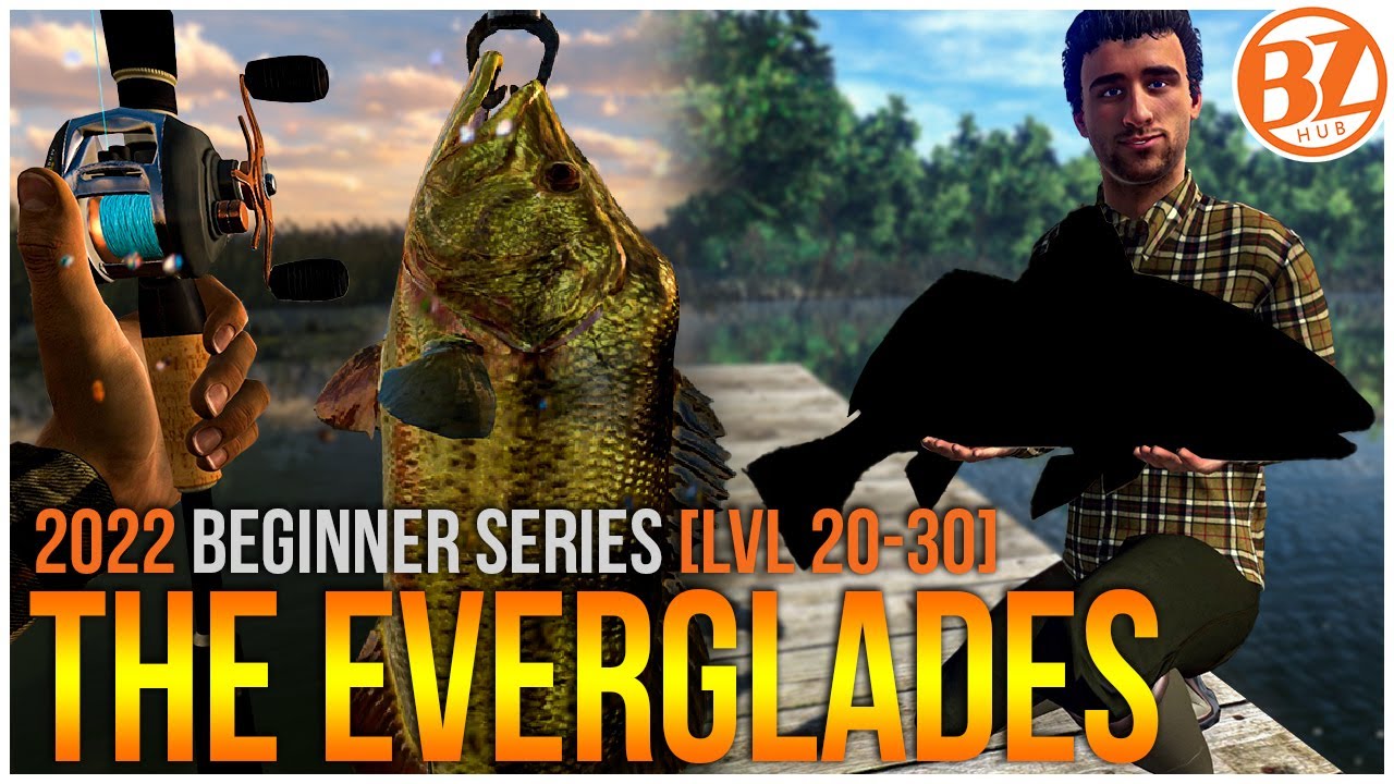 [F2P, уровень 20-30] Руководство по Fishing Planet Everglades! Моя САМАЯ БОЛЬШАЯ РЫБА! | BZHub, с...