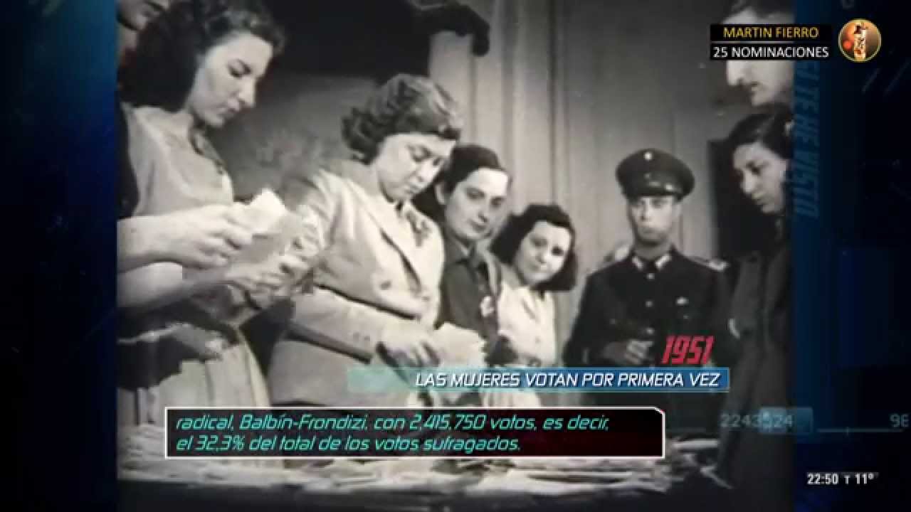 Archivo histórico - 1º voto femenino (Noviembre 1951)