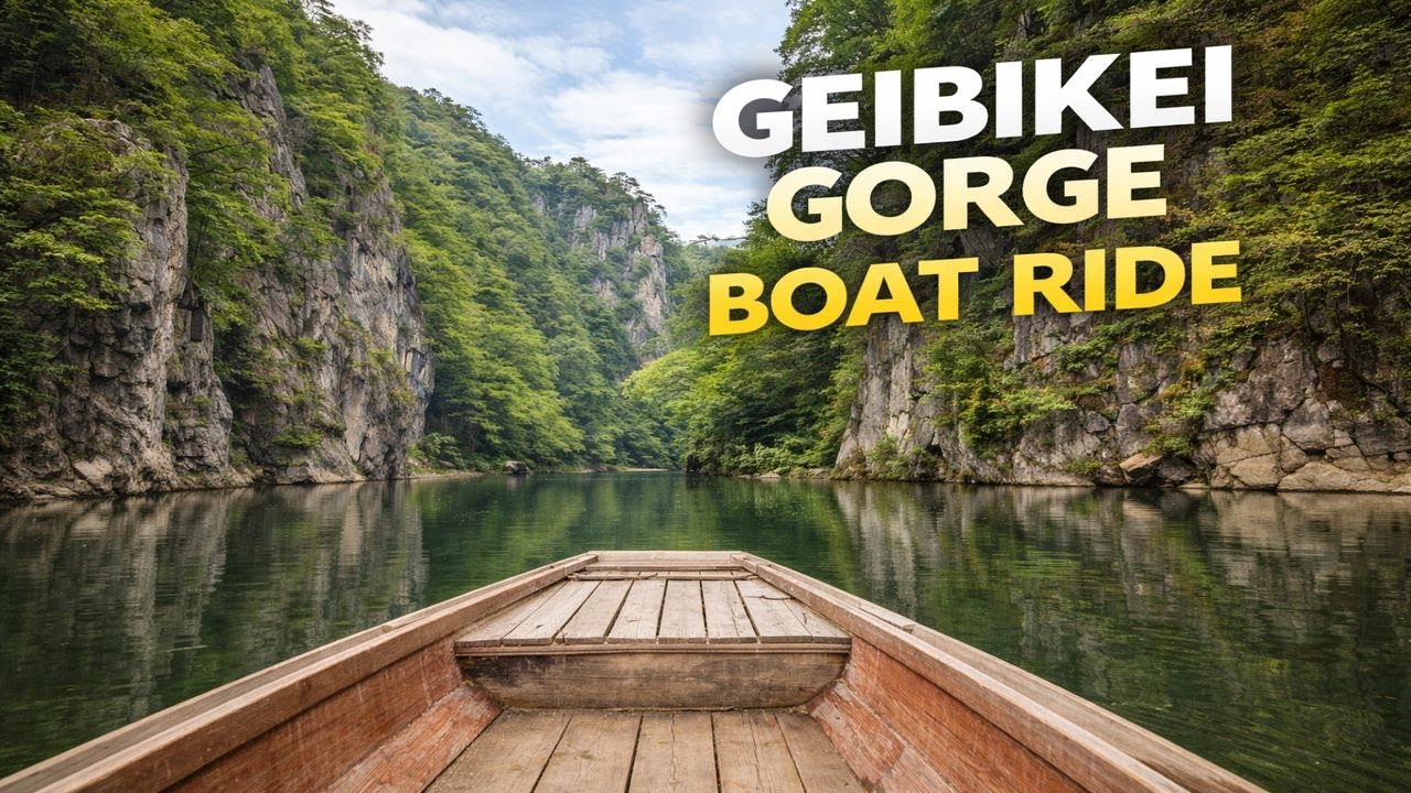 Geibikei Gorge Boat Ride | Scenic River Journey in Japan | No Talking