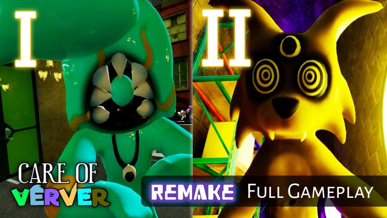 CARE OF VERVER CHAPTERS 1,2 (Remake) Full Walkthrough - Mascot Horror
