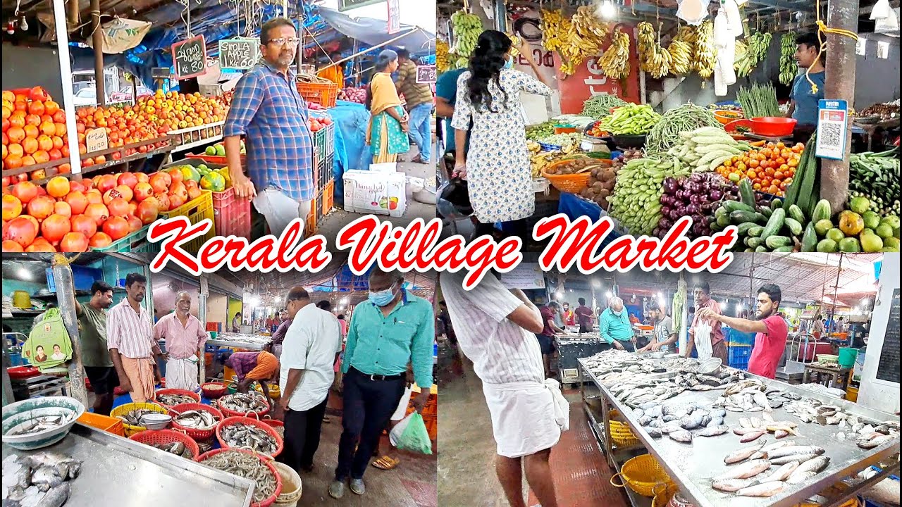 Kerala Village Market / india