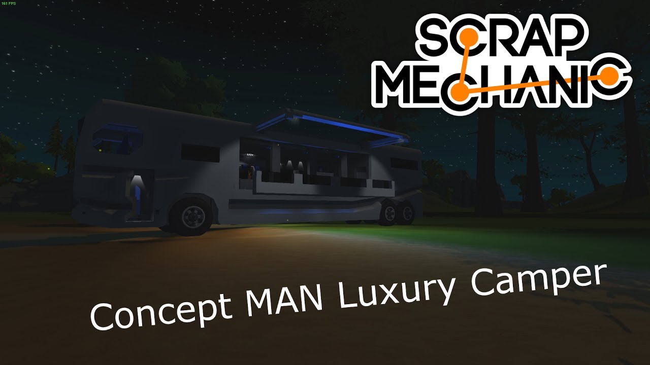 Scrap Mechanic Concept MAN Luxury Camper - the best camper in game?