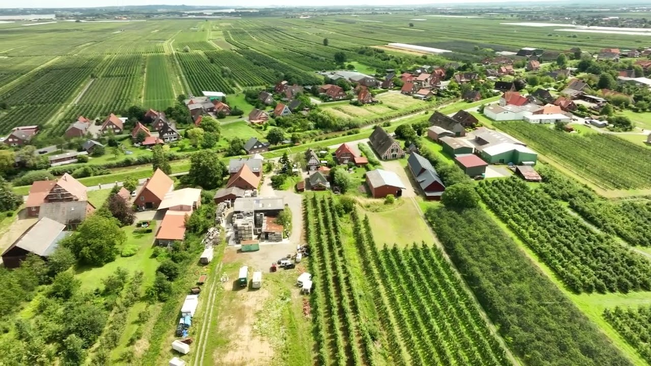 Apfelplantagen auf dem Hamburger Land [Full HD]