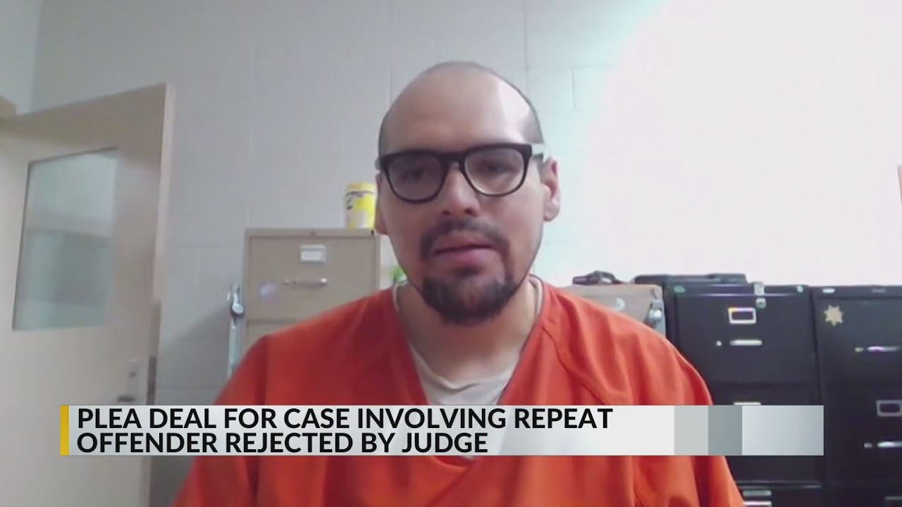 Plea deal rejected for man with long criminal history