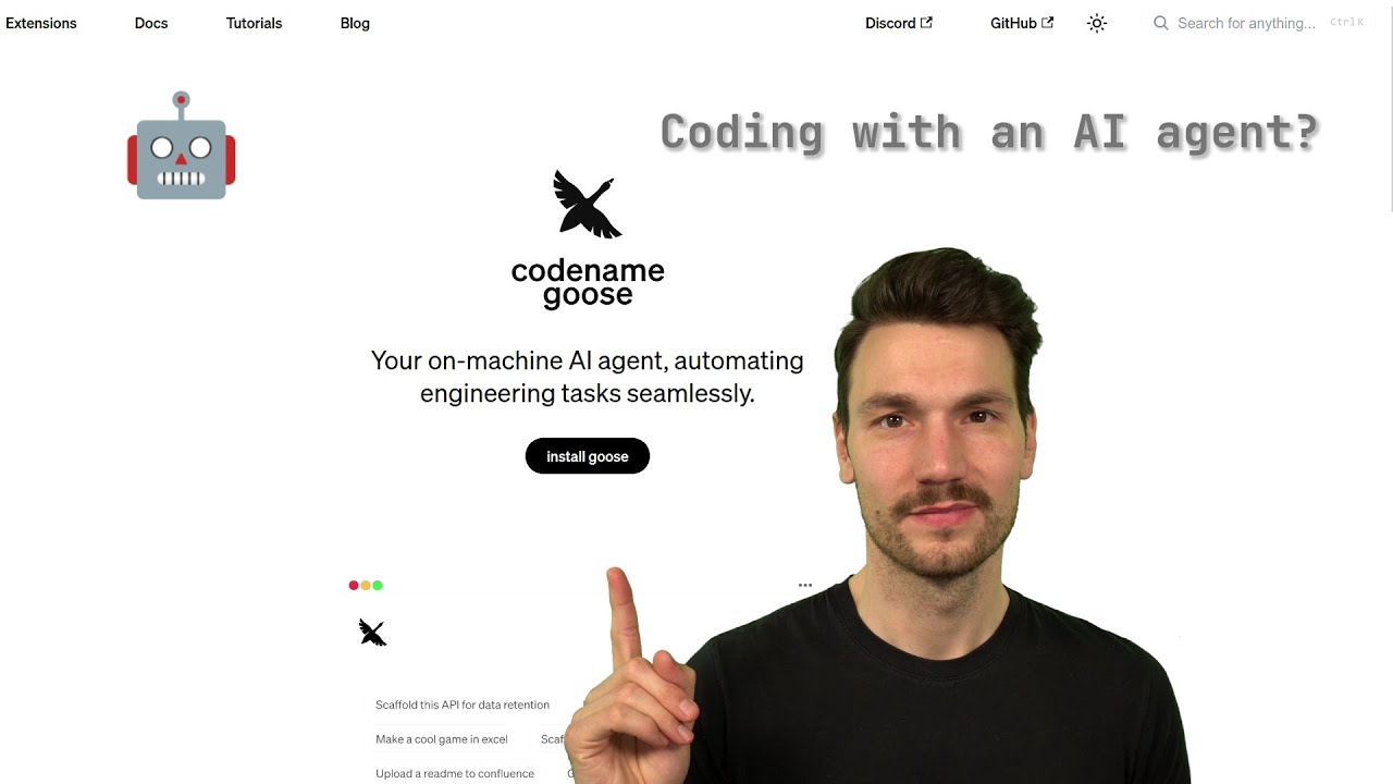 Coding With Goose, An AI Agent