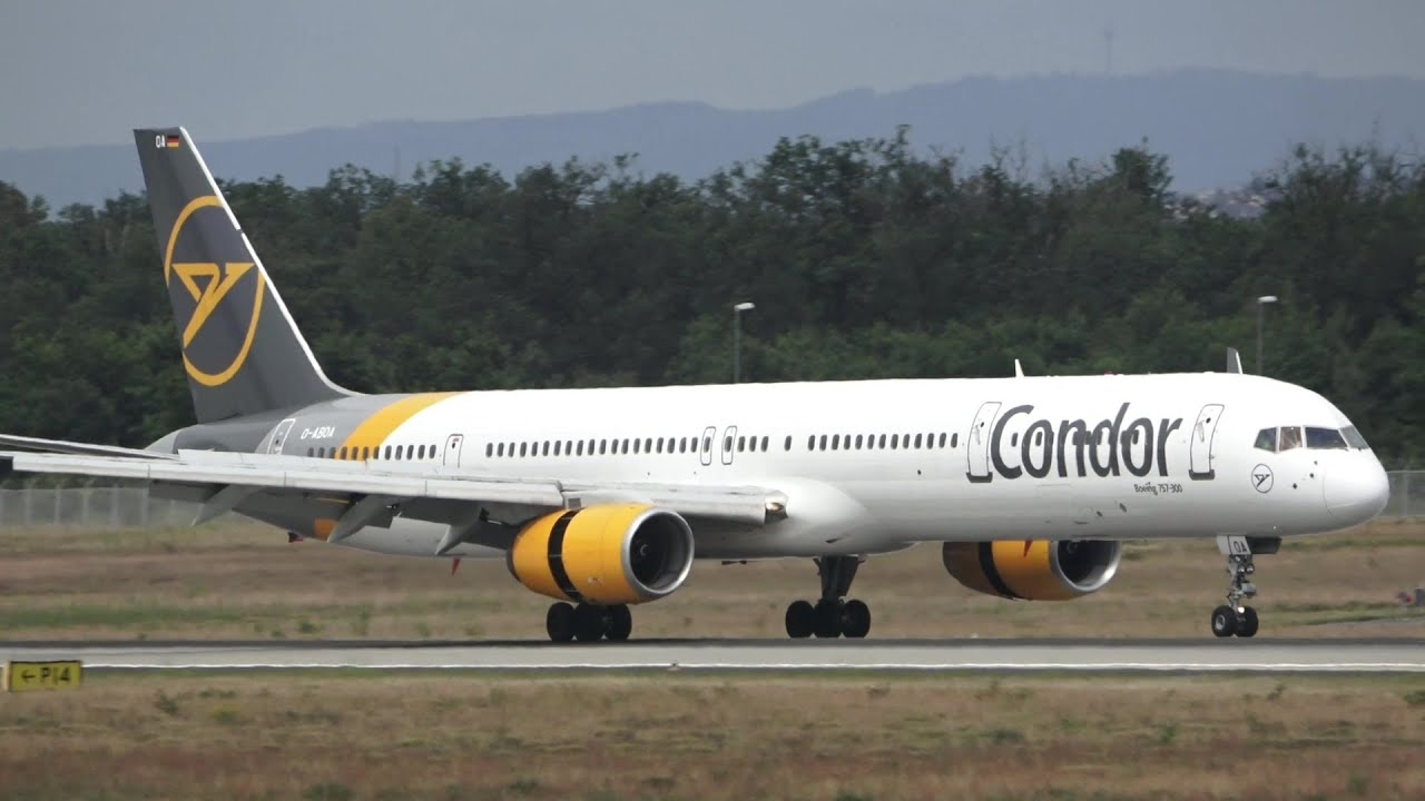 CONDOR Boeing 757-300 Landing At Frankfurt Airport - Frankfurt Planespotting
