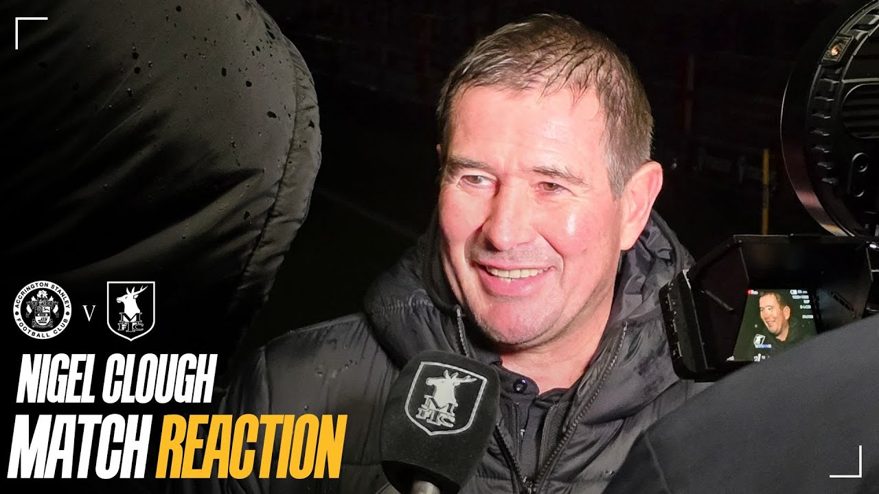 Nigel Clough post-match interview 🗣️ | Accrington 2-2 Stags (Mansfield win 3-1 on pens AET)