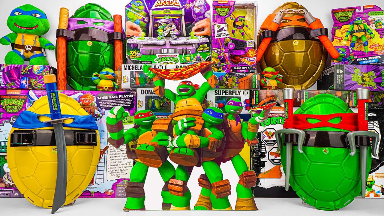 Teenage Mutant Ninja Turtles Unboxing | Secret Box of 4 Ninja Turtle Warriors | Battle Arena Playset