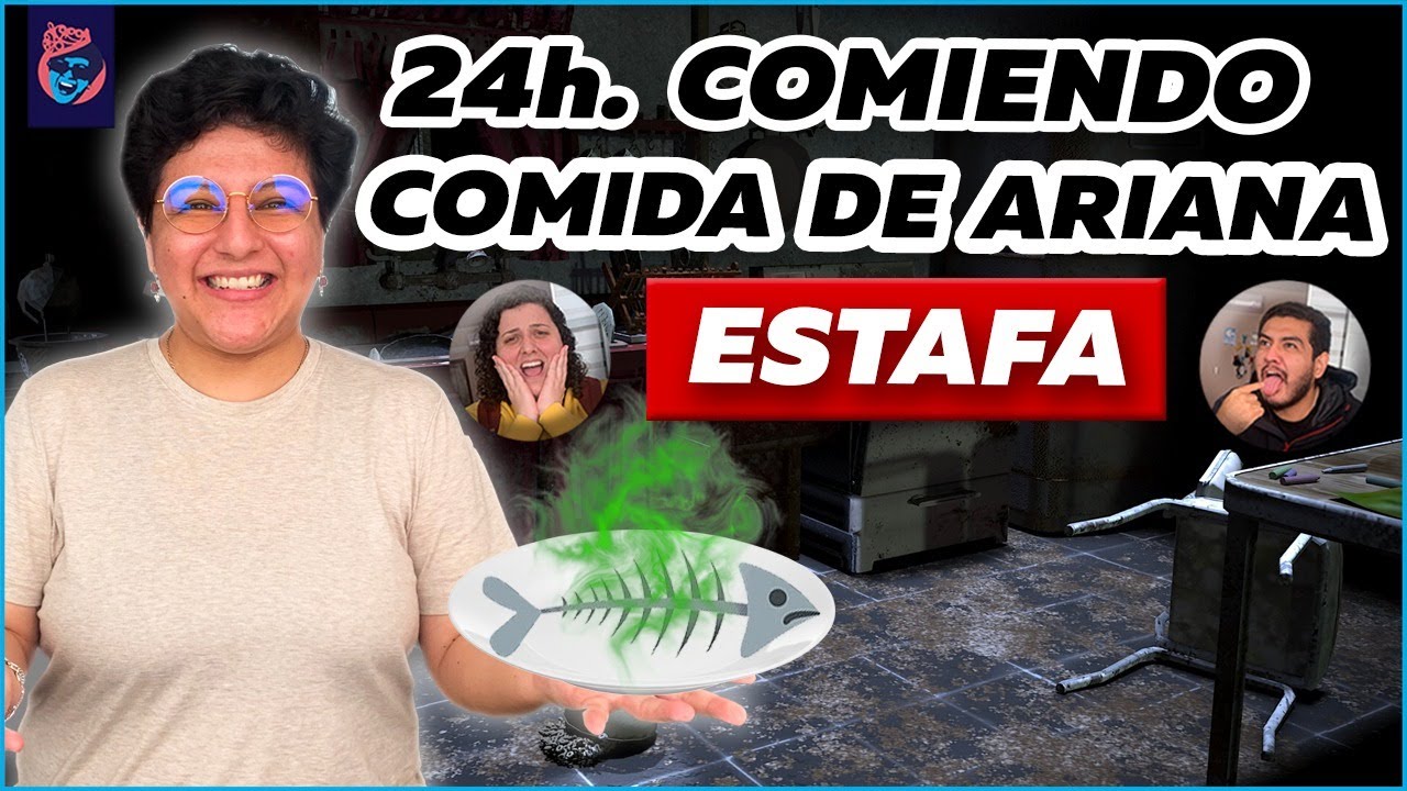 24h COMIENDO COMIDA DE ARIANA - Ariana Bolo Arce