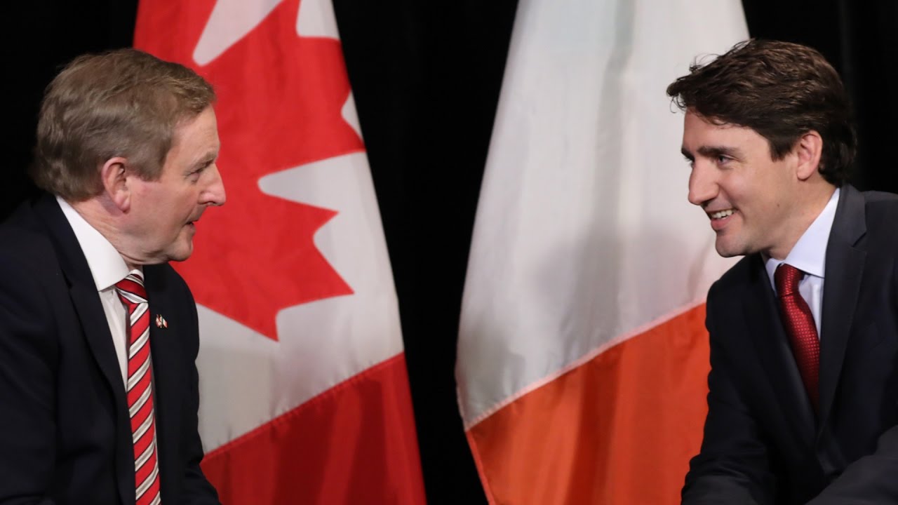 Prime Minister Trudeau and Irish Taoiseach Enda Kenny deliver remarks in Montréal