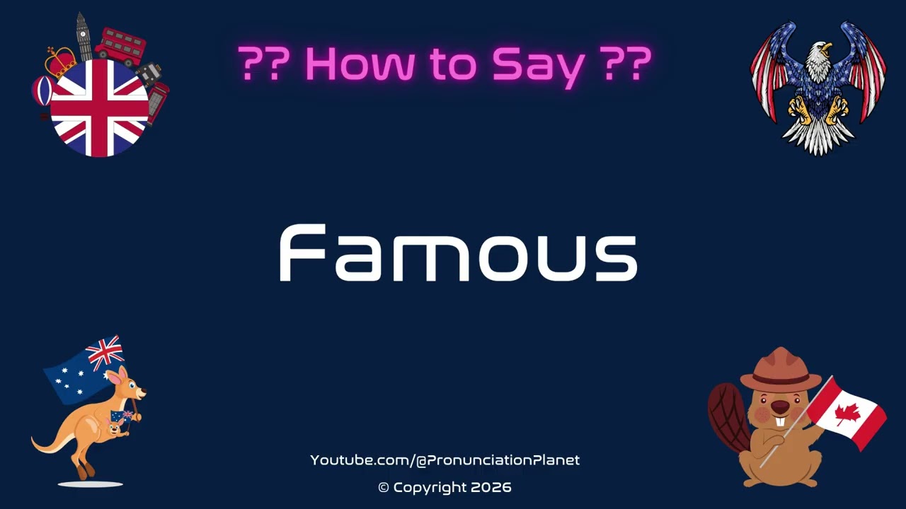🌟 🎤 How to Pronounce Famous? (CORRECTLY) | Pronunciation Planet
