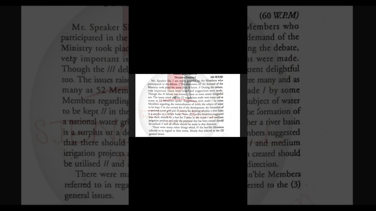 Speedography 1 (Dictation No. 1) 56wpm                                     