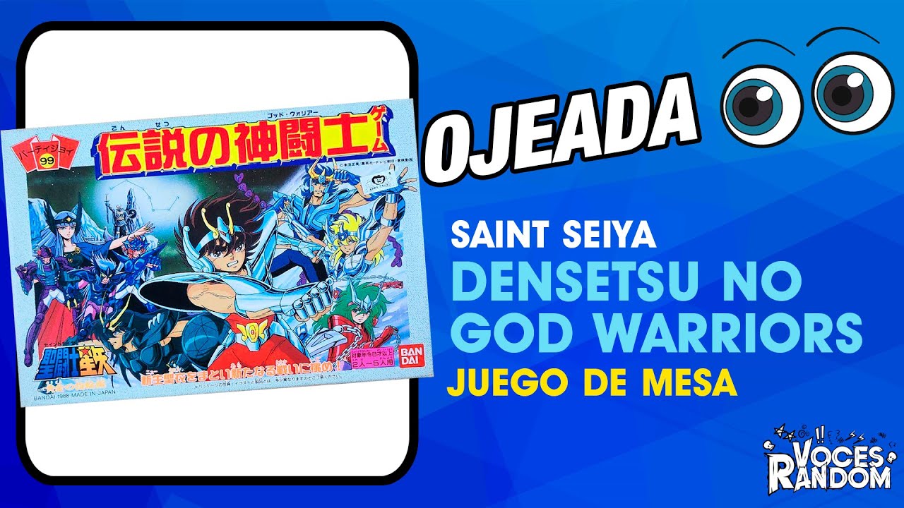 Saint Seiya Densetsu No God Warriors Juego de Mesa / Board Game (1988, Bandai) 👓👀 OJEADAS / GLANCES