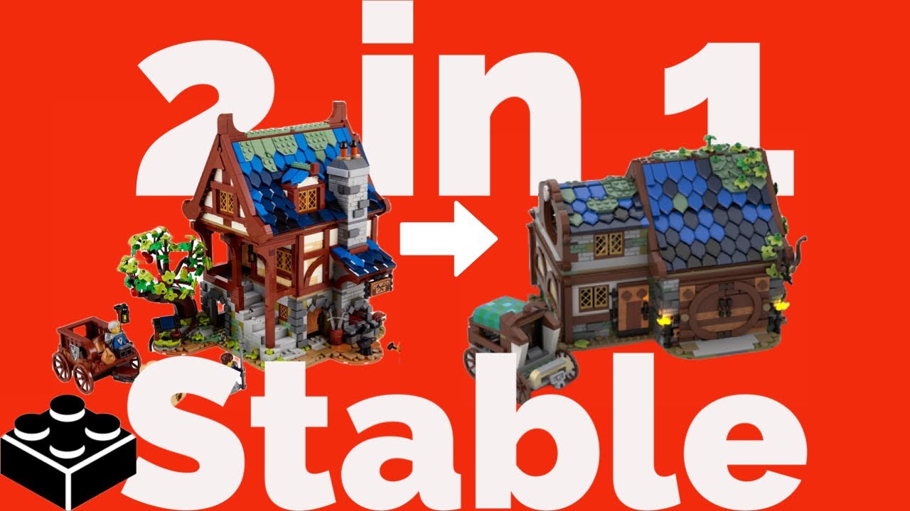 WELCOME TO THE STABLE ! LEGO 21325 Medieval stables | ALTERNATE BUILD