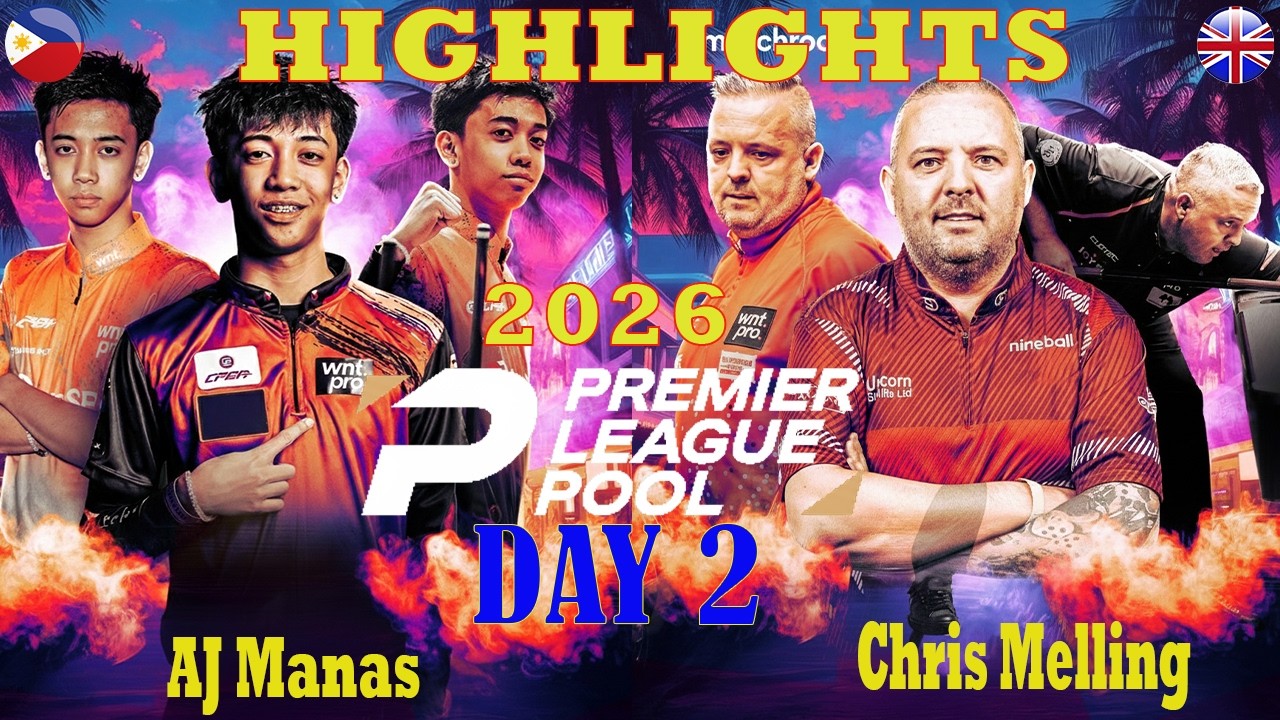 AJ Manas - Chris Melling🔥 HIGHLIGHTS | 2026 Premier League Pool