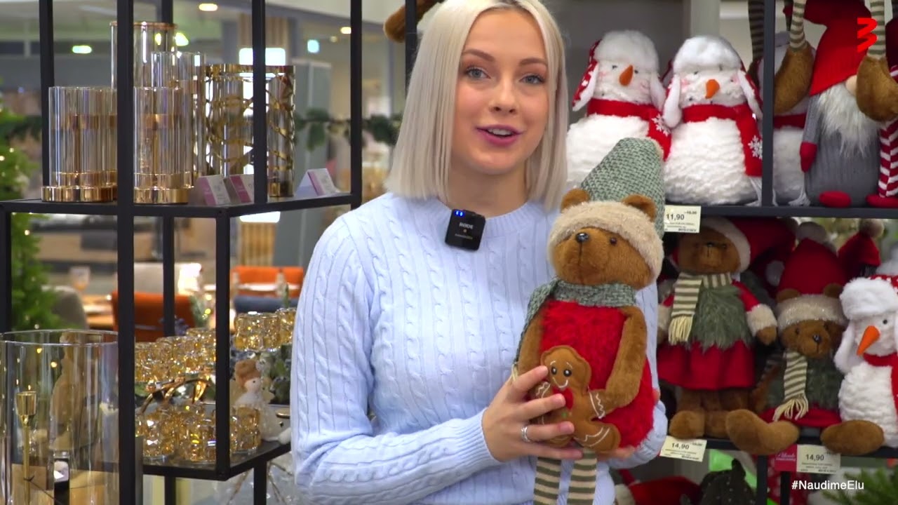 Uudistame TV3 Naudime elu saates Home4you J&auml;rve kaupluse j&otilde;ulukaunistusi ja kingiideid