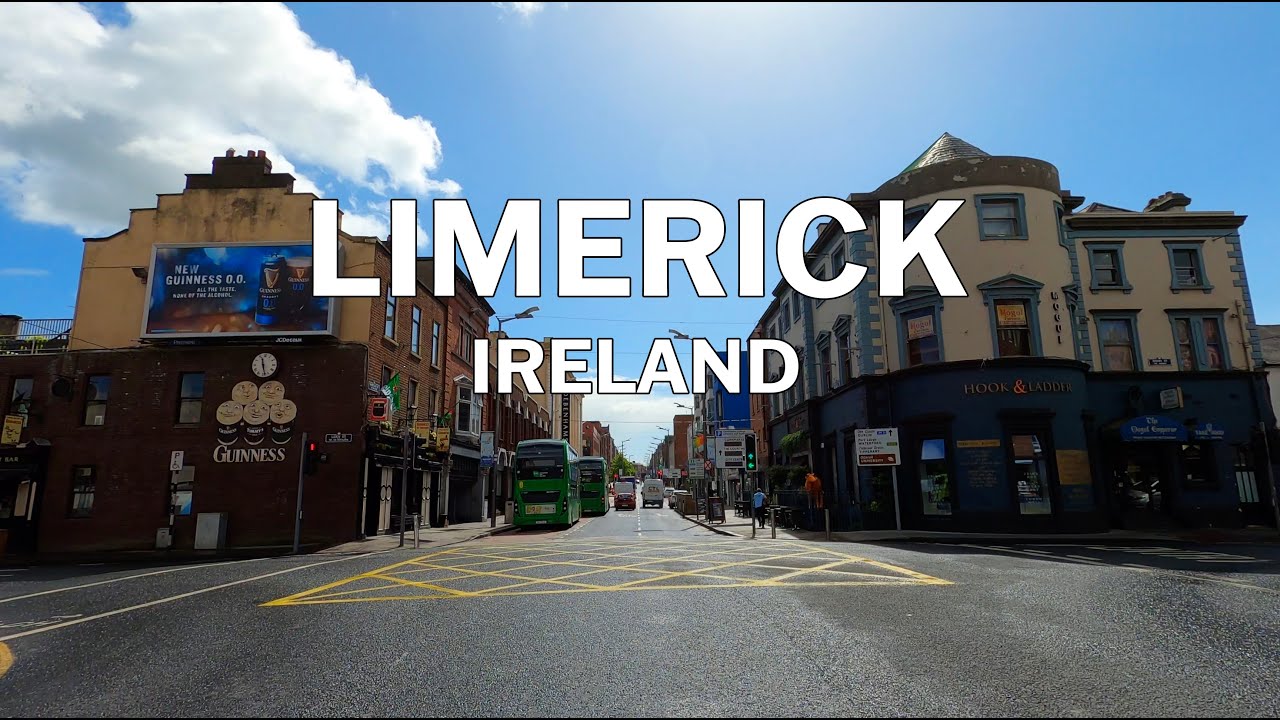 Limerick, Ireland - Driving Tour 4K