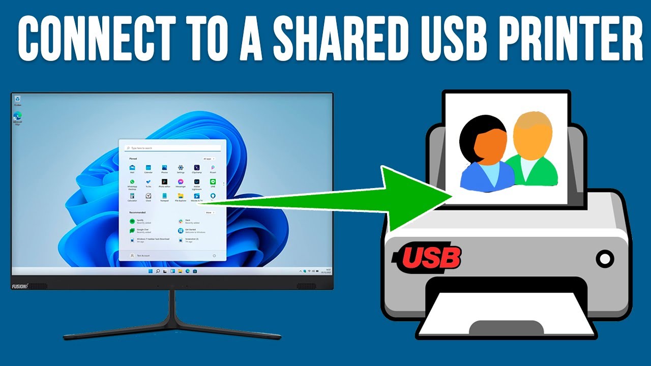 Как подключиться к общему USB-принтеру или сетевому принтеру в Windows 11