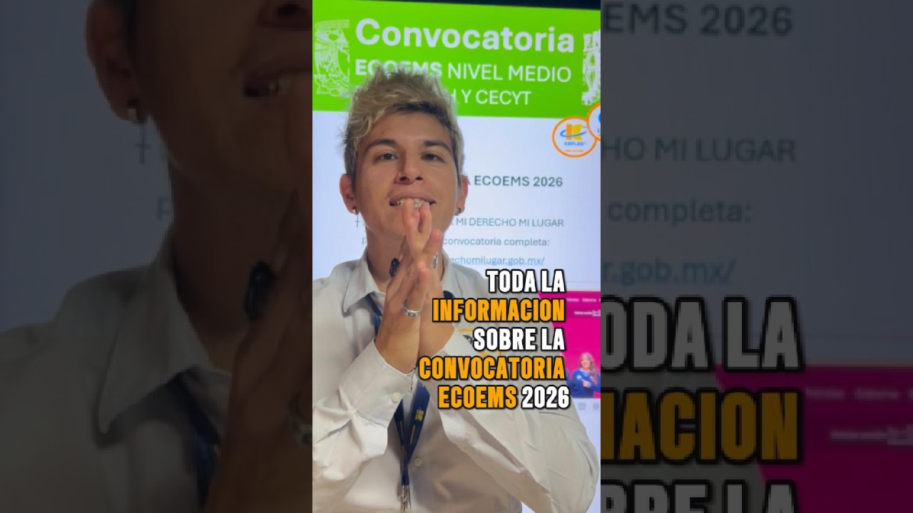 ECOEMS convocatoria 2026: Fechas, registro, modalidades, tips...