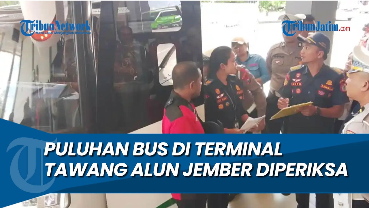 DIPERIKSA KELAYAKANNYA, Puluhan Bus di Terminal Tawang Jelang Mudik Lebaran 2026