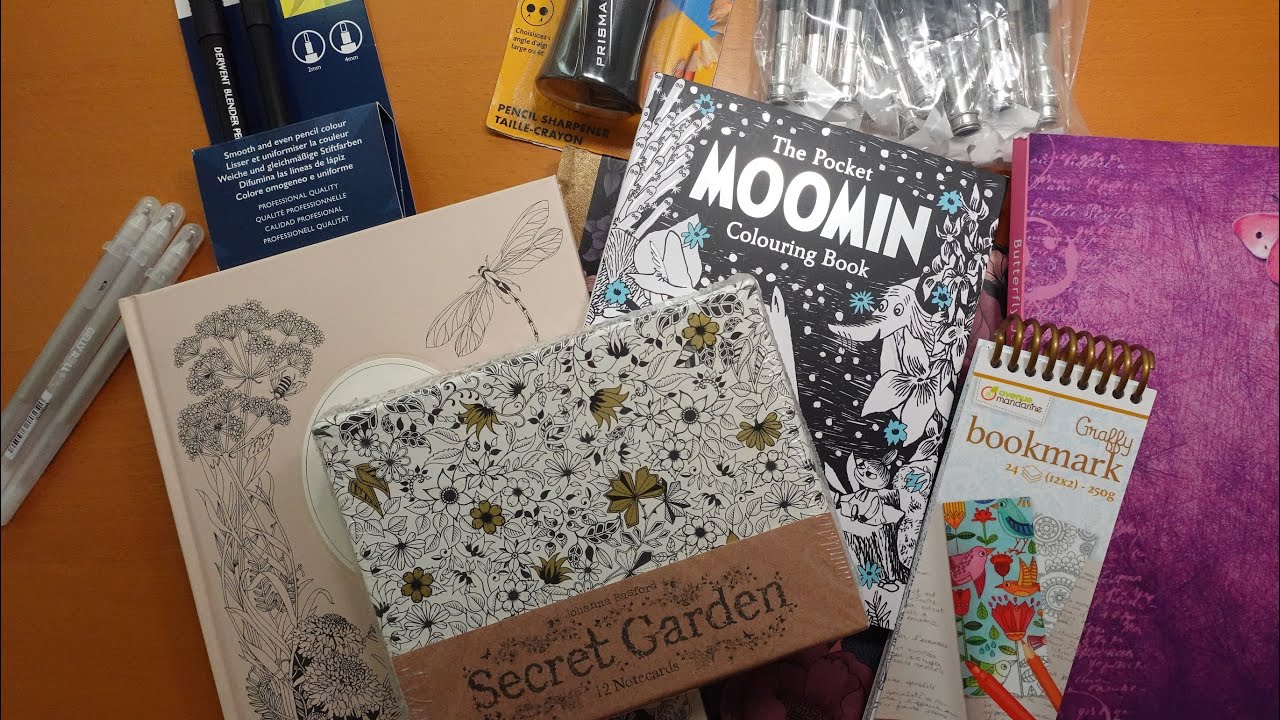 My Birthday Gifts - Coloring Books, pens, Johanna Basford Notecards and more!