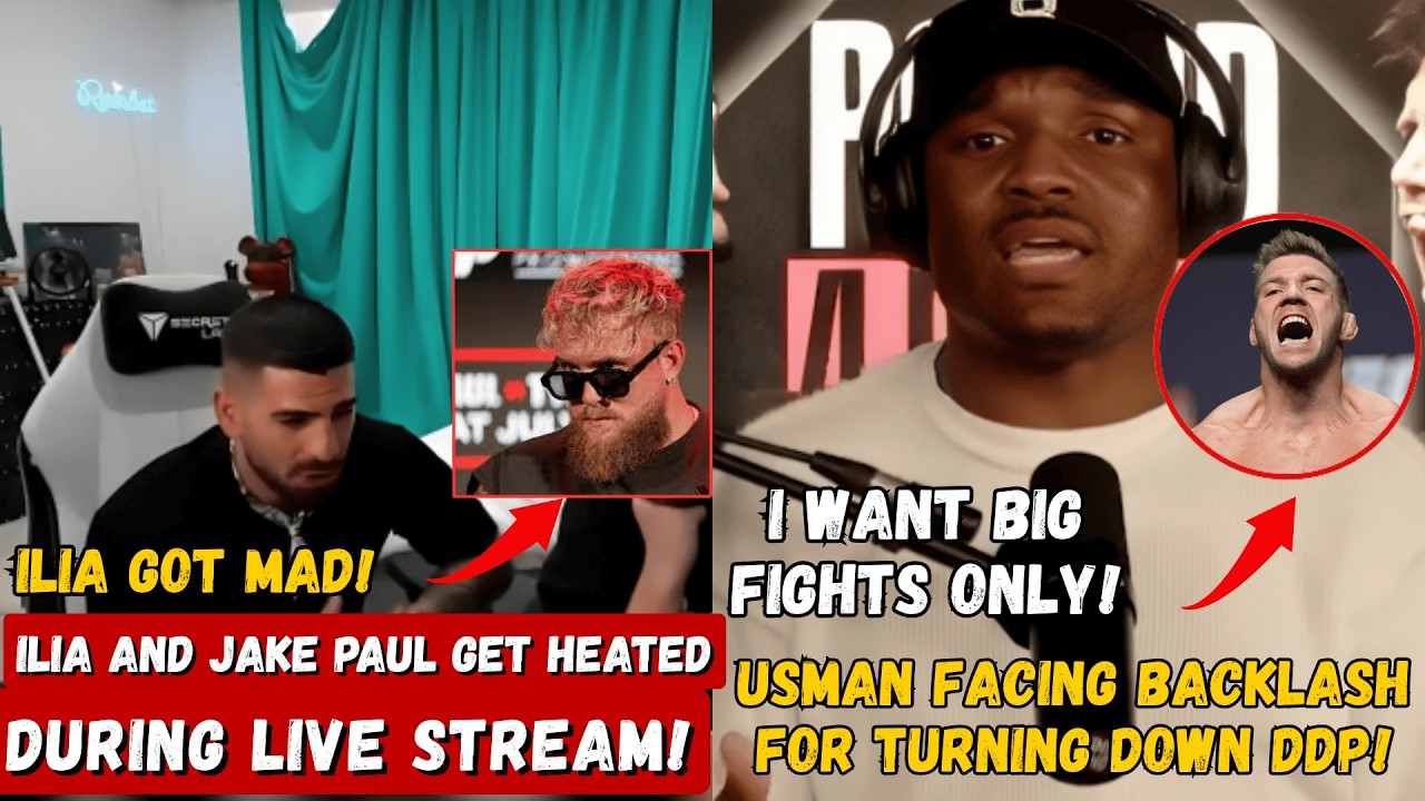 Topuria GOES OFF on Jake Paul in Wild Live Clash; Fans BLAST Usman for Rejecting Dricus Du Plessis!