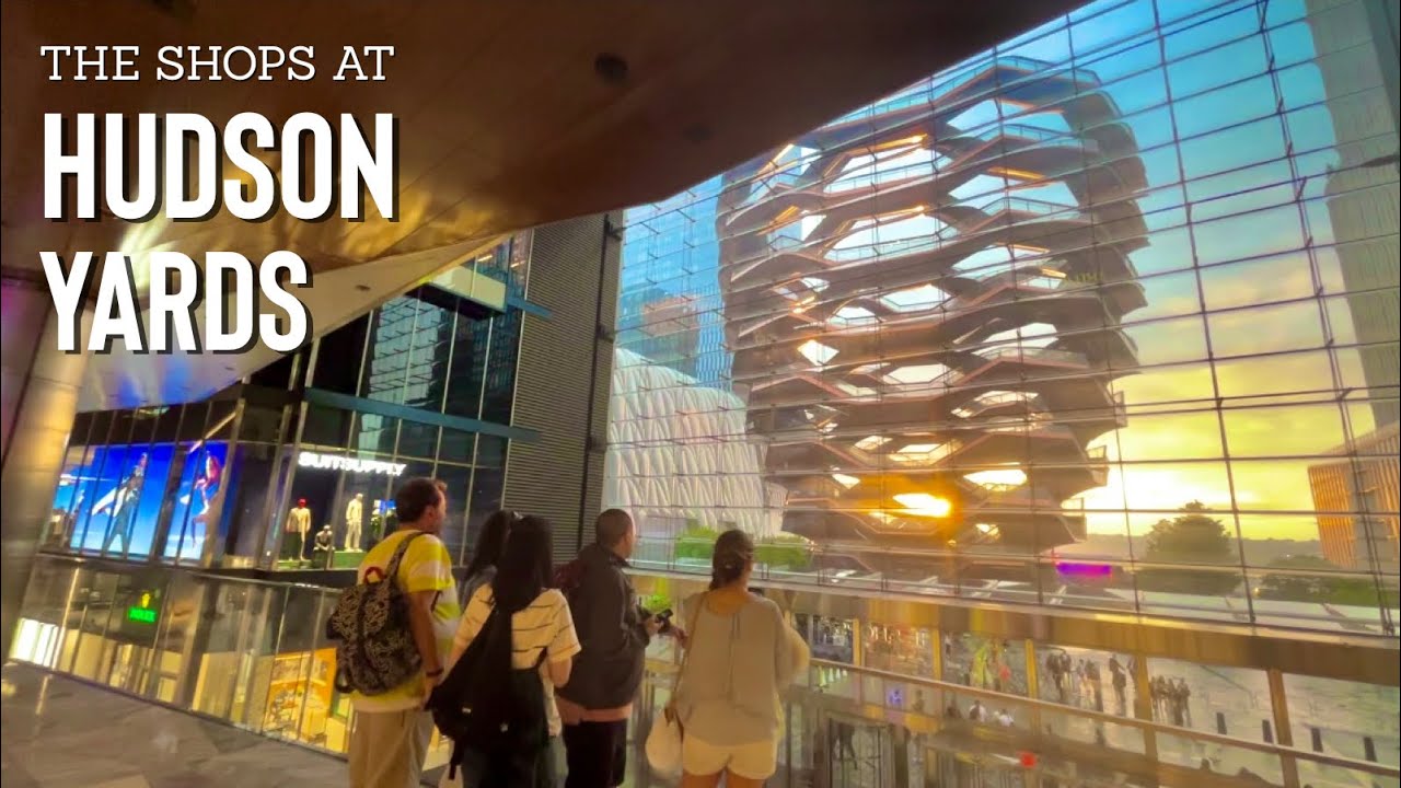 The Shops at Hudson Yards Walking Tour in NYC [4K]