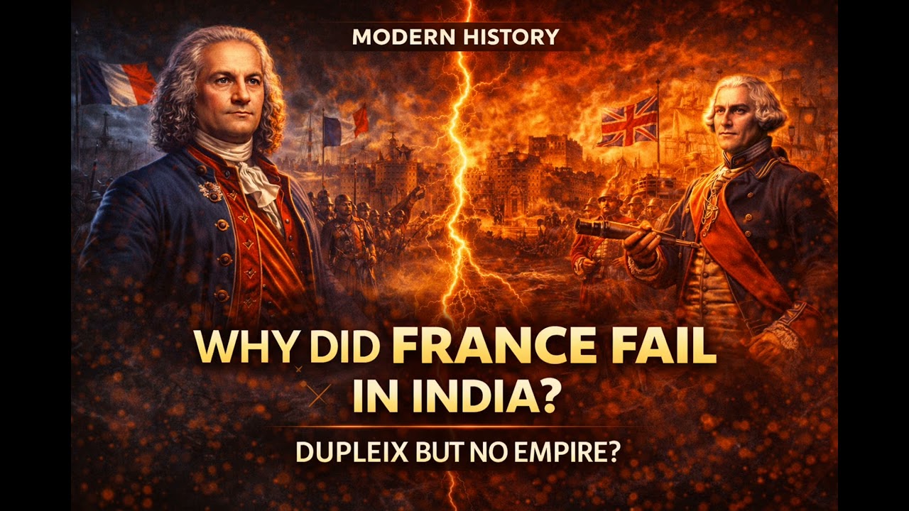 Why France Failed in India? | Dupleix vs British | Modern History