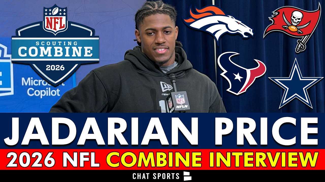 Notre Dame RB Jadarian Price NFL Draft Combine Press Conference | 2026 NFL Combine News & Rumors