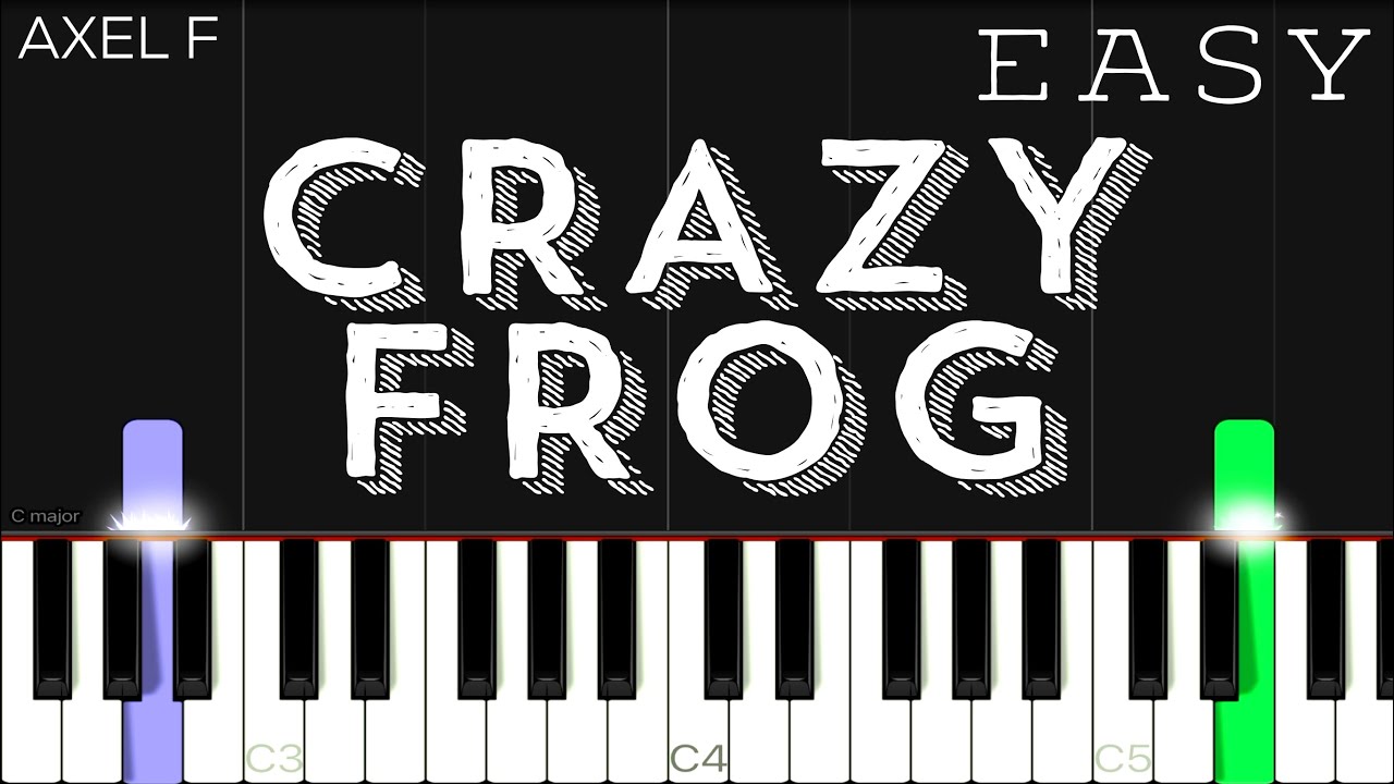 Axel F - Crazy Frog | EASY Piano Tutorial