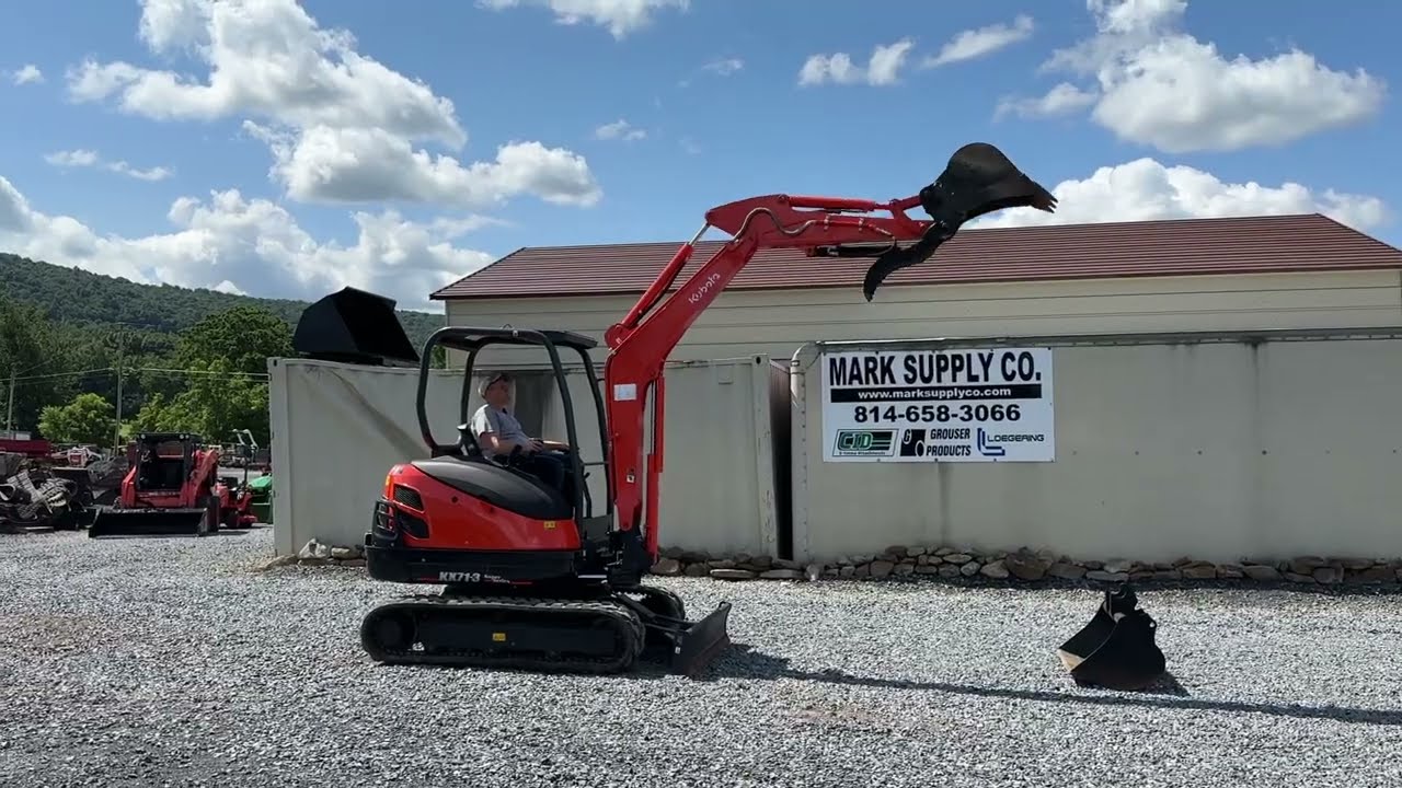 2021 Kubota KX71-3 Rubber Track Mini Excavator 2 Speed Thumb 18