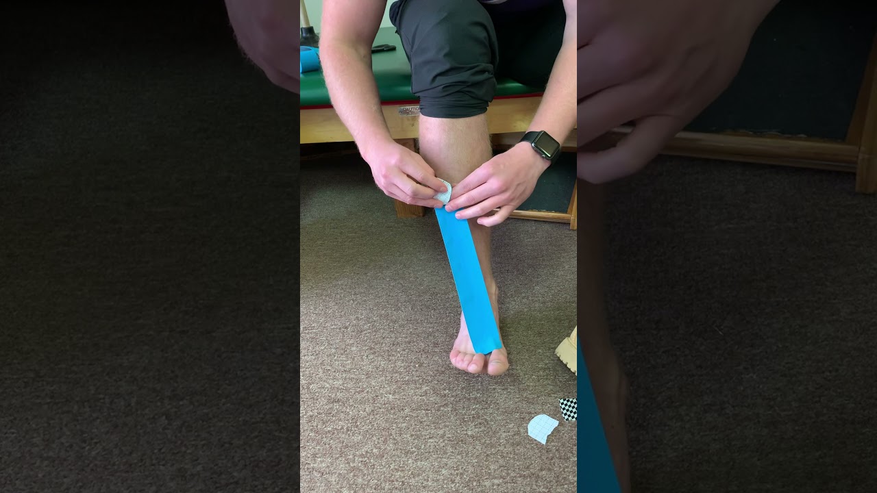 Taping to Facilitate Dorsiflexion
