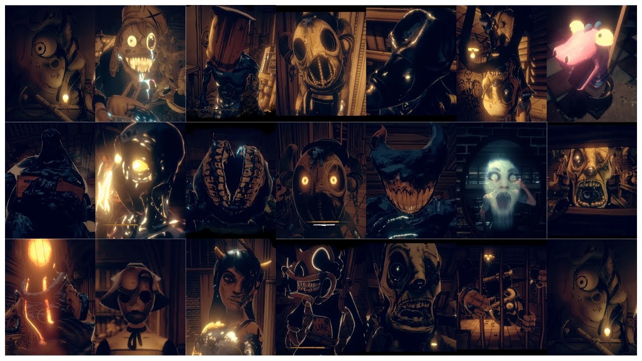 Bendy and the Dark Revival: All Jumpscares
