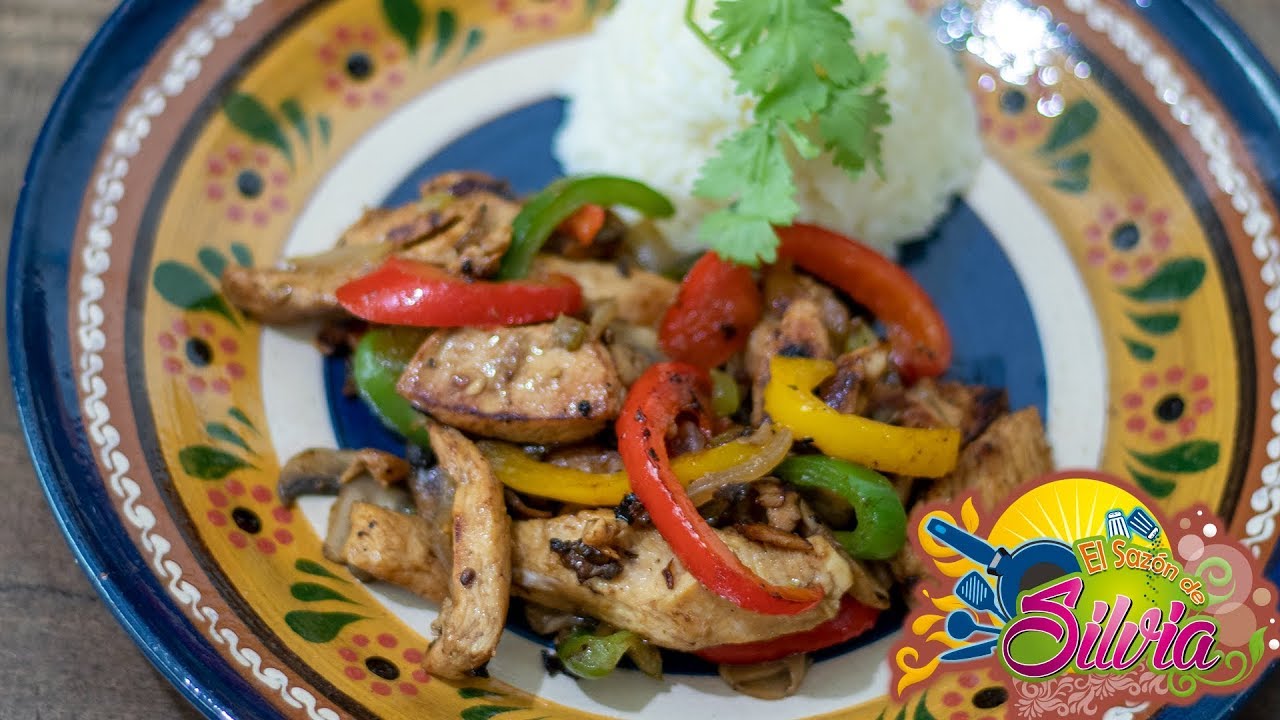 Fajitas de Pollo Marinadas - ElSazóndeSilvia