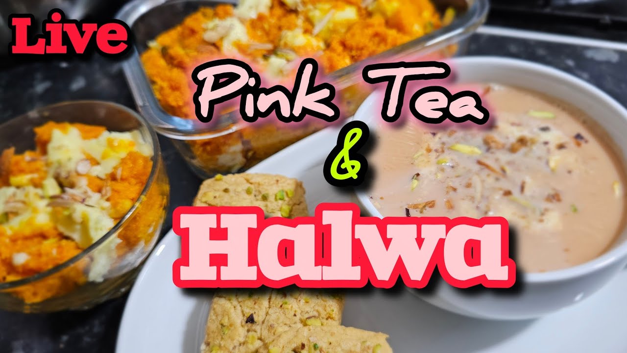 Pink Tea / Gajer Ka Halawa / Authentic Kashmiri Chai Recipe / Homemade Carrot Halwa #halwa #tea