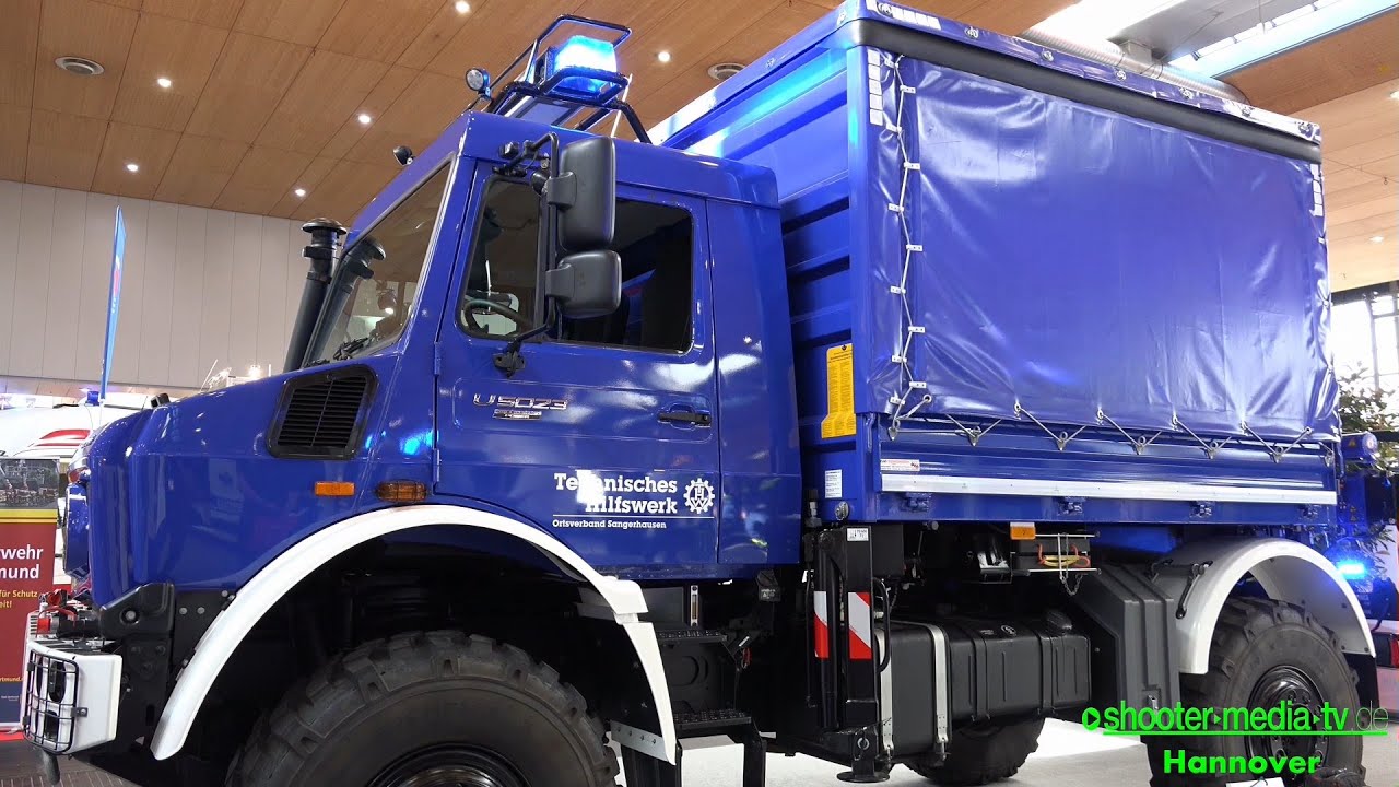 [Interschutz 2015] -  Das THW - UNIMOG gespendet von Mercedes | [F]