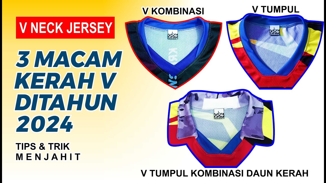 Kerah V neck Jersey update 2024