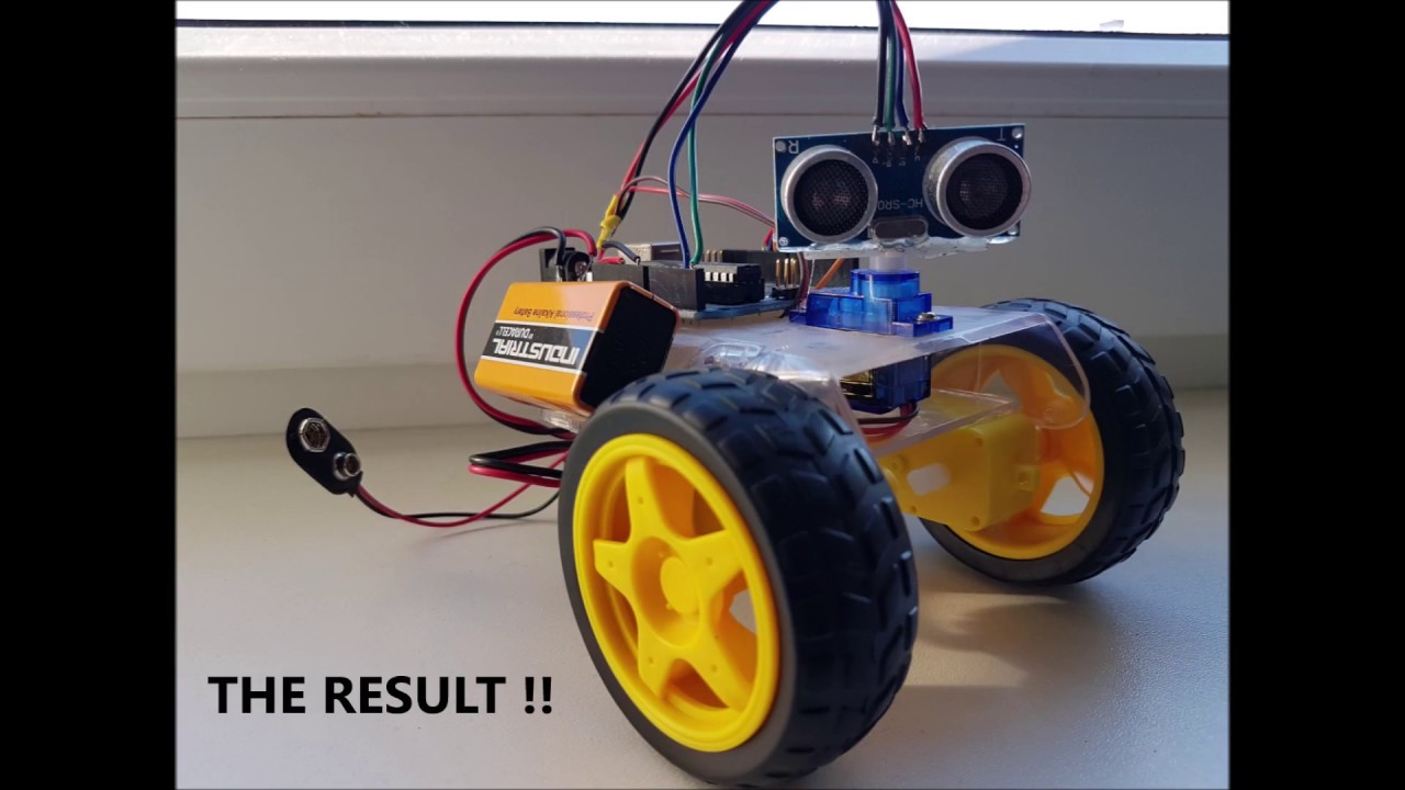 ARDUINO PROJECTS #5  ULTRASONIC ROBOT (how to, tutorial with codes, for beginners)