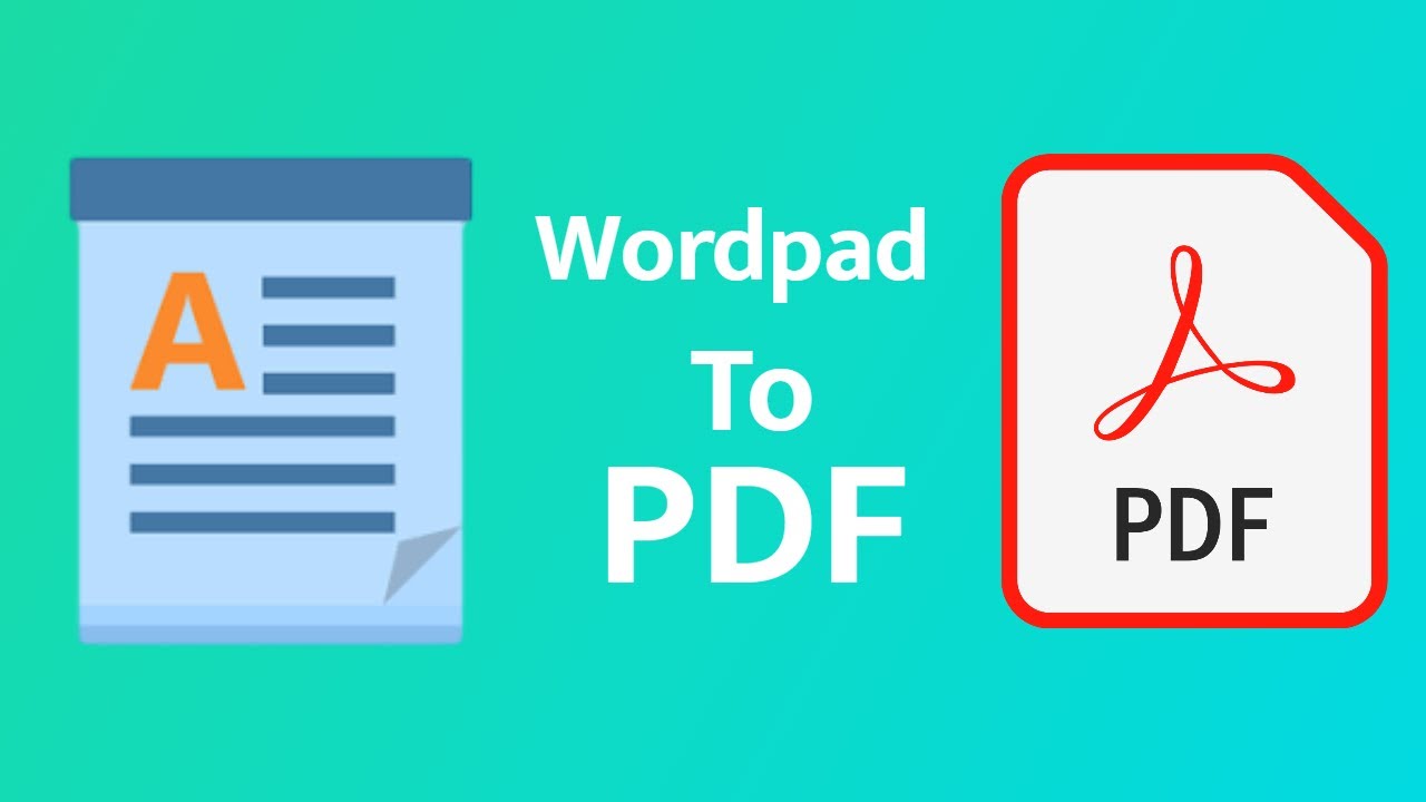 How to Convert Wordpad to PDF Without Extra Software