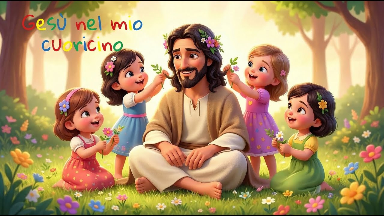 Gesù nel mio cuoricino - canto gioioso per ricordare il suo grande amore