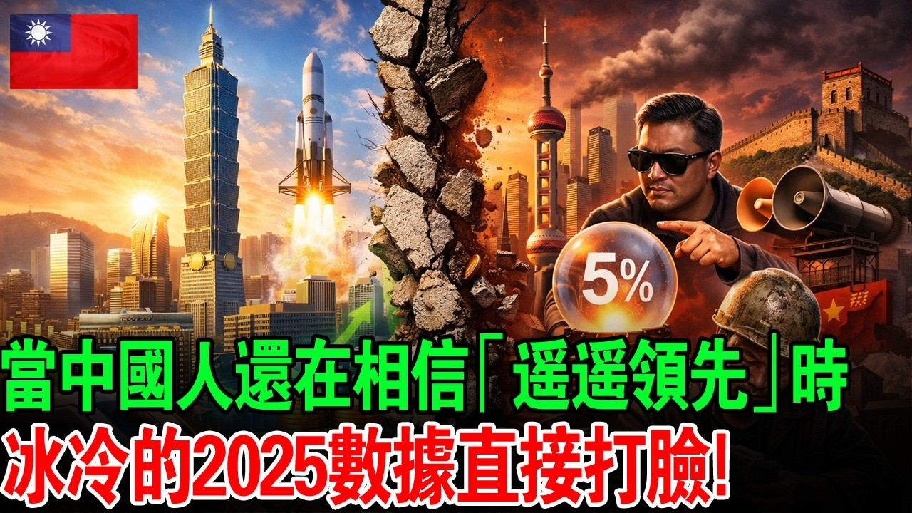 當中國人還在相信「遙遙領先」時，冰冷的2025數據直接打臉！